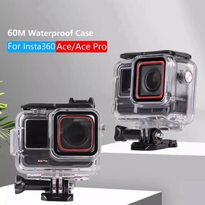 Accessoire de remplacement pour caméra d'<span class=keywords><strong>action</strong></span>, boîtier étanche 60M pour Insta360 Ace/Ace Pro 2, coque de protection pour plongée - Product Image 1