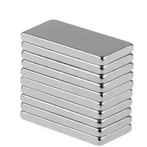 Ndfeb Neodymium Block Magnet Rare Earth Rectangular Neodymium Magnet N52 Super Strong Permanent Magnet
