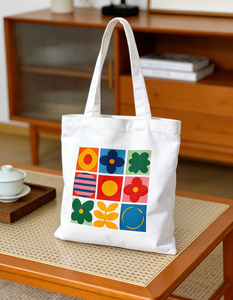 Bolsa de Mano de Lona Ecológica Personalizada para Mujer, a la Moda, de Gran Capacidad, con Asas, para Compras, Uso Diario - Product Image 2