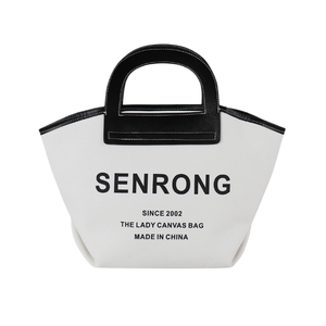 Bolsos de Mano Personalizados de Fábrica OEM ODM en Vietnam para Mujer, Bolsos de Lona Modernos para Compras - Product Image 2