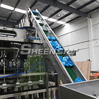 Ligne de production d'eau pure en bouteille automatique SHEENSTAR Machinery de 20 litres (5 gallons), machine de remplissage d'eau de 5 gallons