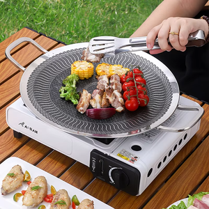 Plats à four plats en <span class=keywords><strong>acier</strong></span> inoxydable à trois couches antiadhésifs en nid d'abeille avec revêtement anti-rayures <span class=keywords><strong>pour</strong></span> la cuisine à domicile - Product Image 3