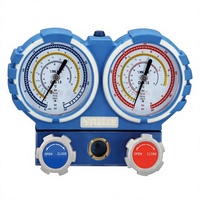 Kit de manomètres de réfrigération VALUE 80 mm Classe 1.6 à triple raccord avec boîte blister