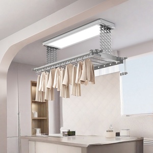 Séchoir à linge télescopique intelligent électrique télécommandé et à commande vocale pour balcon domestique - Product Image 4