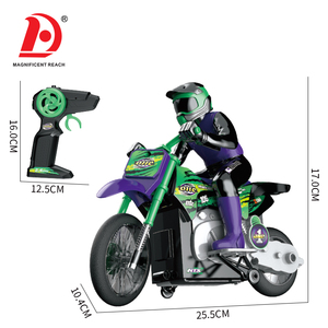 HUADA 1:18 Modelo de Motor Niños Función de truco Cool RC Motocicleta Juguetes Niños Niño 2,4G Control remoto Camión Juguete <span class=keywords><strong>R</strong></span>/C Motor Coche de juguete - Product Image 1