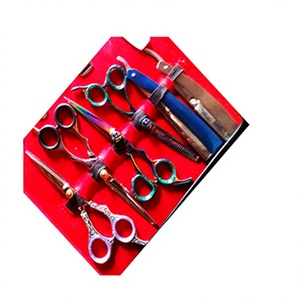 Ciseaux de coiffeur ASAP pour droitiers, manche long, technologie EMS, lames dentelées affûtées avec précision, acier inoxydable, fabrication industrielle - Product Image 6