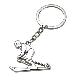 <strong>Ice</strong> <strong>Skate</strong> Metal Keychain Sport Skater Jewelry Snowflake <strong>Gift</strong> for <strong>Skate</strong> Lovers - Product Image 2