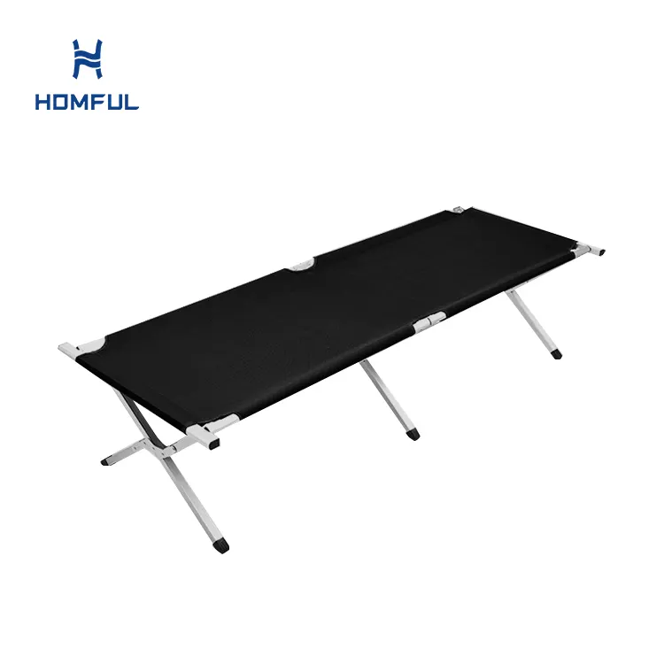 Homful Hot Sale 600d Oxford Opvouwbaar Bed Aluminium Draagbare Camping Cot