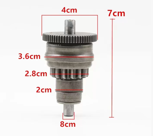 Nouveau Pignon Démarrage Assy pour Gy6 49cc <span class=keywords><strong>50cc</strong></span> 139qmb <span class=keywords><strong>Scooter</strong></span> Cyclomoteur Comprend Démarreur Embrayage Engrenage Bendix - Product Image 2