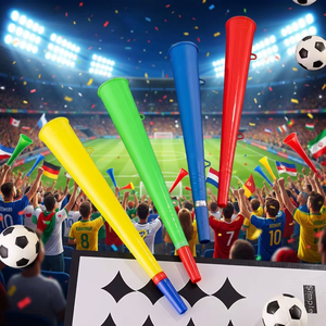 แตรเชียร์ฟุตบอลแบบพลาสติกคลาสสิก ยี่ห้อวูวูเซลา สำหรับแฟนบอลสหรัฐอเมริกา แคนาดา เม็กซิโก ปี 2026 ใช้ในสนามกีฬา เพิ่มเสียงเชียร์ - Product Image 1