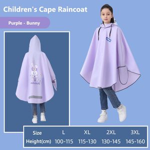 Impermeable para Niños con Visera Transparente Desmontable, Reutilizable, <span class=keywords><strong>de</strong></span> EVA, con Guantes y Espacio para Mochila, Antitormentas para la Escuela - Product Image 2