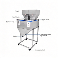 Machine de pesage semi-automatique à double tête motorisée LT-W1200D 25-1200g pour poudre, céréales, grains de café, riz, sachets de thé, linéaire