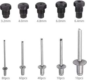 Jeu de pinces <span class=keywords><strong>à</strong></span> riveter Peaktop, jeu de pinces <span class=keywords><strong>à</strong></span> rivets aveugles de 32 pouces, riveteuse pliable - Product Image 4