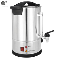 Théière électrique en acier inoxydable 28-88L Samovar 220V pour hôtel et usage domestique eau thé café