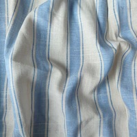 Tissu en mélange de chanvre et lin à carreaux, teint en fil, tissé en rayonne et lin pour costumes et chemises (vente en gros)