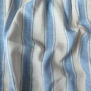 Tissu en mélange de chanvre et de lin à carreaux - Tissé teint en fil pour costume et chemise, disponible en gros - Product Image 5