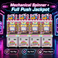 Machine de jeu personnalisée OEM/ODM pour parcs d'attractions, construite comme un borne d'arcade avec pousse-pièces, qualité stable et approvisionnement en pousse-pièces