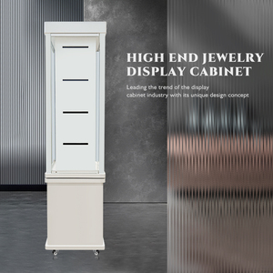 Retail Shop Jewelry <strong>Display</strong> Showcases High Displayer <strong>Case</strong> <strong>Rotation</strong> Jewelry <strong>Display</strong> Cabinet - Product Image 1