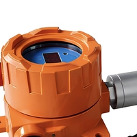 Détecteur de gaz combustible de type pointe orange GTY-XH800, moniteur de méthane et de propane avec coque en alliage et alimentation électrique pour la sécurité industrielle
