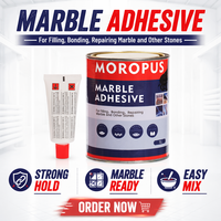 Résine polyester insaturée à double composant MOROPUS, colle liquide à séchage rapide pour marbre, adhésif pour la construction et le travail du bois