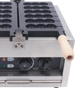 เครื่องทำวาฟเฟิลไข่ฟองสบู่ไฟฟ้าเชิงพาณิชย์ เครื่องทำวาฟเฟิลแบบไม่ติดกระทะ เครื่องทำแพนเค้ก 1400 วัตต์ - Product Image 5