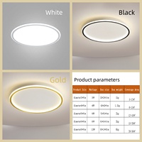 Plafonnier LED en acrylique - Éclairage LED pour la pièce, télécommande, gradation trois couleurs, chambre à coucher, salon, directement de l'usine, OEM/ODM