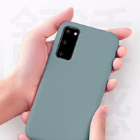 Étui de téléphone en TPU souple de couleur unie, simple et de qualité supérieure, résistant aux chocs, mat, pour Samsung S20 FE S22 S23 S24 S25 S26, étui de téléphone en silicone