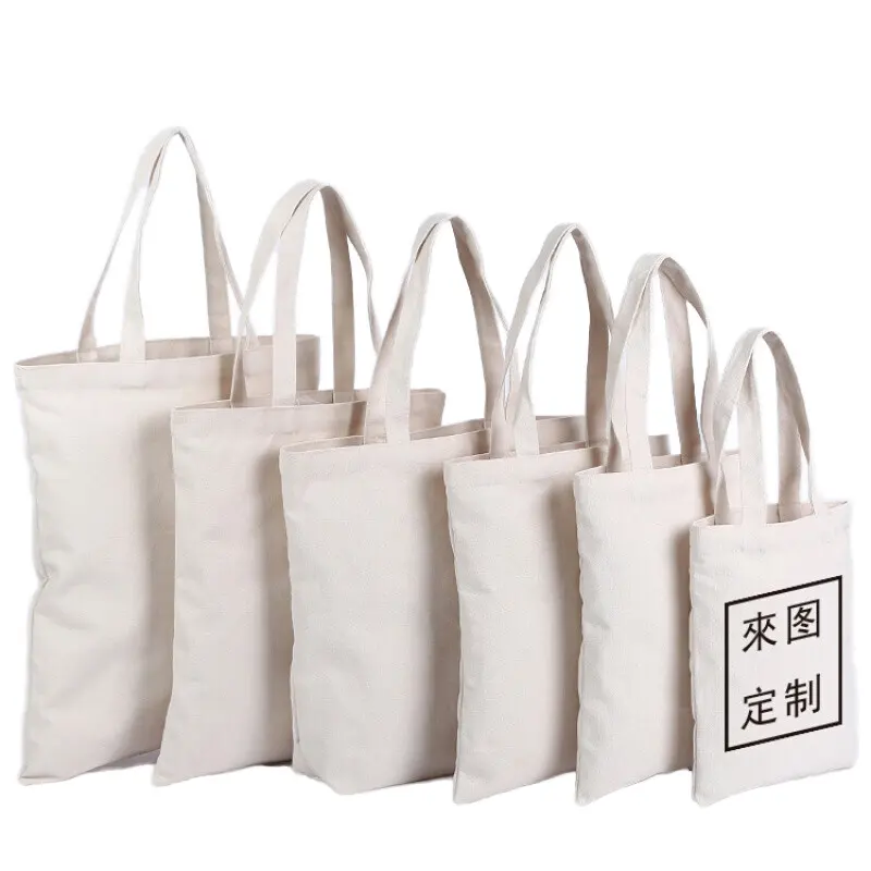 Eco-friendly Customizable Cotton Packaging Reusable Cotton Tote Bags