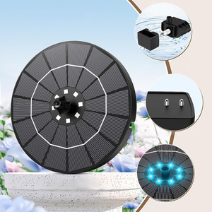 Fuente de Agua Decorativa <span class=keywords><strong>Solar</strong></span> LED IP65 a Prueba de Agua para Jardín, Estanque Flotante, Baño para Pájaros, Cascada Pequeña - Product Image 3
