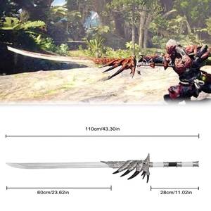 Espada Katana de Espuma PU Ecológica de 110 cm, Réplica del Juego Monster Hunter, Accesorio de Cosplay Unisex, Espada Larga de Juguete Rathalos - Product Image 2