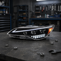 Feux de voiture pour BMW E71, lentille de projecteur de phare, 2007-2014, X6 E72, phare de signalisation, phares LED, accessoires automobiles