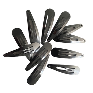 2024 nouveau Design mode Simple noir gouttelette <span class=keywords><strong>métal</strong></span> <span class=keywords><strong>boucle</strong></span> pince à cheveux Bang pince à cheveux ronde en plastique <span class=keywords><strong>banane</strong></span> pince à cheveux - Product Image 4