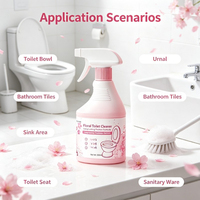 Nettoyant WC en spray floral, puissant détartrant urinaire et détachant de taches jaunes, désodorisant à parfum longue durée