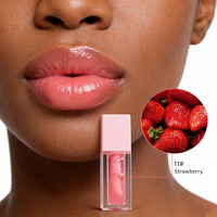 Brillant à lèvres repulpant longue durée Marque privée Nature Clear Waterproof Lipgloss Serum Oil 5ml Liquid Makeup