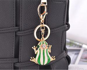Porte-clés en métal vintage personnalisé avec motifs de grenouilles sculptées, ouvre-bouteille créatif antique étanche fait main, cadeaux promotionnels - Product Image 1