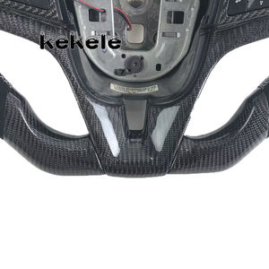 Volant en fibre de carbone LED pour <span class=keywords><strong>Chevrolet</strong></span> Corvette Malibu Fit RS <span class=keywords><strong>SS</strong></span> 1LE LT1 ZL1 Style course Premium Support Personnalisation - Product Image 3