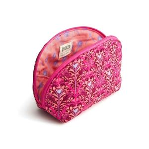 Sac cosmétique de motif de coton de haute qualité sac de maquillage de voyage Portable avec pochette à fermeture éclair Logo pour les soins de la peau - Product Image 2