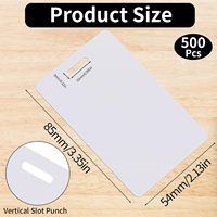 500 Stück PVC Blanko-Kreditkarten CR80 30Mil Größe ID-Ausweise NFC-Schnittstelle Wasserdicht 13,56MHz 1 Chip Jieshida Marke Business