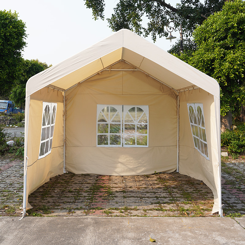 10 'x 20' сверхмощная навесная беседка для навесов для гаража (боковые стены на окнах опционально)