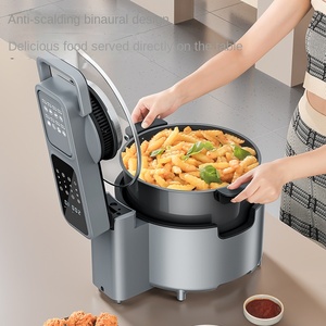 Four électrique intelligent en acier inoxydable de grande capacité 20L Air sans huile Rotation automatique Machine à frites friteuse multifonction - Product Image 5