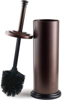 Brosse de toilette en acier inoxydable et support pour usage domestique