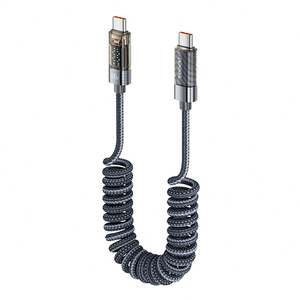 Toocki mới nhất thực sự nhanh an toàn hơn phí điện cao pd100w Loại C để Loại C ngày Cáp sạc nhanh với thiết kế hiển thị kỹ thuật số - Product Image 1