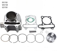Accesorios para Motocicletas, Kit de Cilindro para Motocicleta, Apto para Italika DS150, WS150, GS150, Diámetro del Cilindro 57.4mm, Pistón