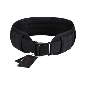 Premium 1000D BSCI Factory Outdoor Shooting Hunting Mesh Lining Molle Padded Tactical Belt