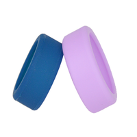 Bague en silicone Bague en caoutchouc silicone en plusieurs couleurs.