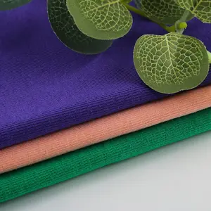 2085C# Manufacturer 95% Cotton 5% Spandex Elastic Cotton Knitted Cloth T-shirt Base Fabric Wholesaler Fabric