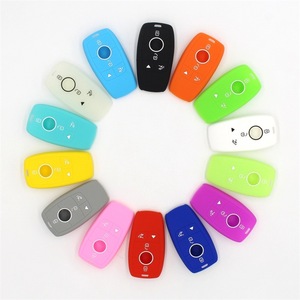 Cổ phiếu nhà máy 4-nút Silicone chìa khóa xe trường hợp bìa cho New Mercedes-<span class=keywords><strong>Benz</strong></span> mềm chìa khóa xe chủ cao su món quà mới lạ - Product Image 5