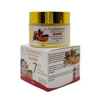 Crème visage éclaircissante au curcuma et au miel OEM, corrige le teint inégal, lisse les ridules, améliore l'élasticité de la peau, réduit l'acné et les éruptions cutanées.