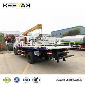 Camion tracteur DongFeng 4x2 fabriqué en Chine, plateforme coulissante professionnelle, camion de dépannage, camion de remorquage, sous-élévateur pour le sauvetage et la récupération - Product Image 3