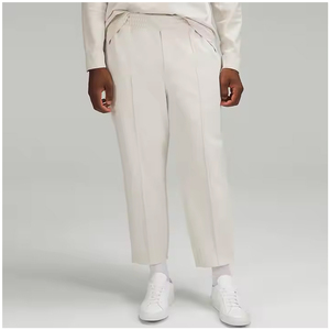 กางเกงลำลองทรงสกินนี่ผ้ายืดสำหรับผู้ชายผ้าลินินระบายอากาศพร้อมหัวเข่าเสริมสำหรับแฟชั่นในเมืองฤดูร้อนวันหยุดพักผ่อนชายหาด - Product Image 2